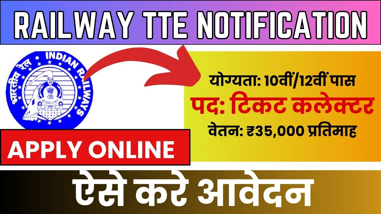 Railway TTE Notification 2024