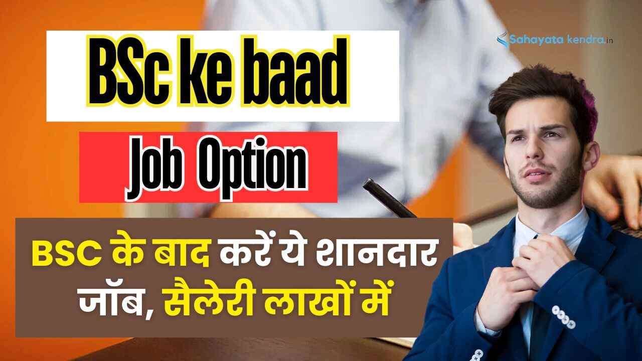 BSc ke baad Job Option: