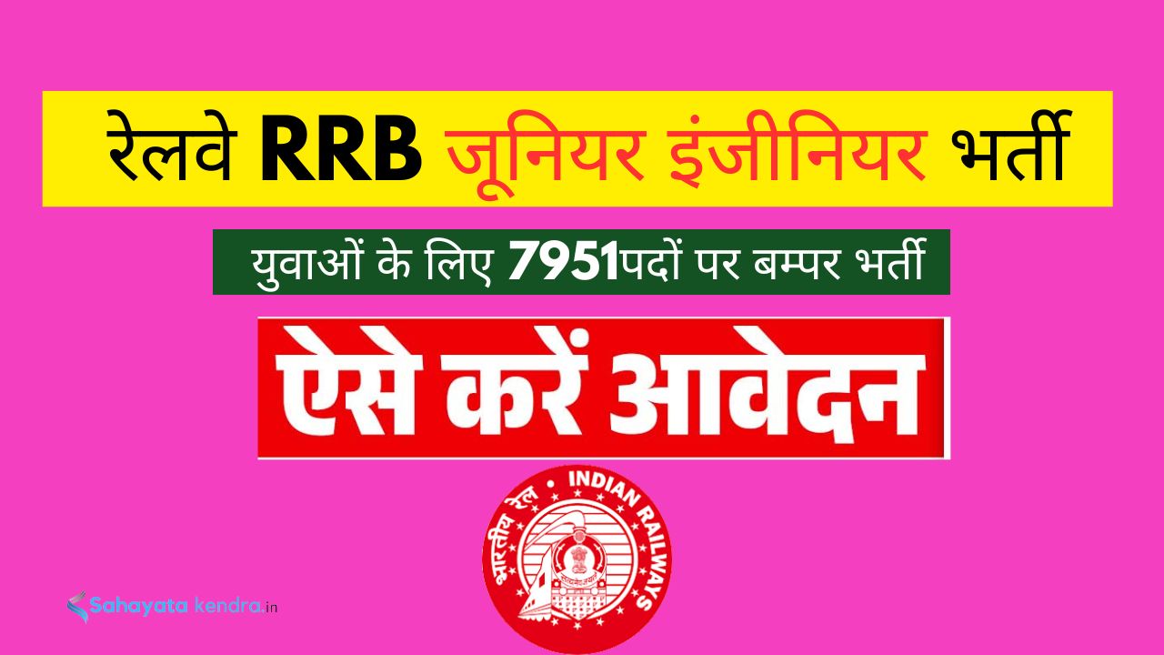 Railway RRB Junior Engineer Recruitment 2024