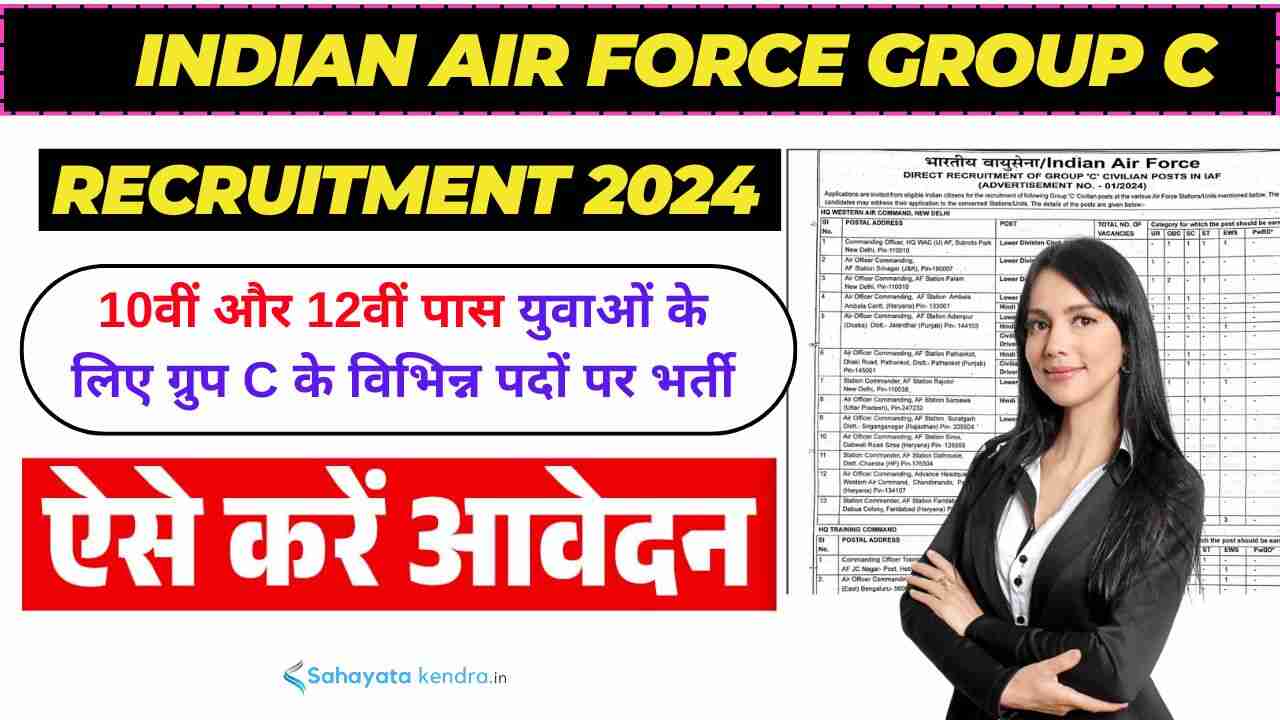 Indian Air Force Group C Recruitment 2024